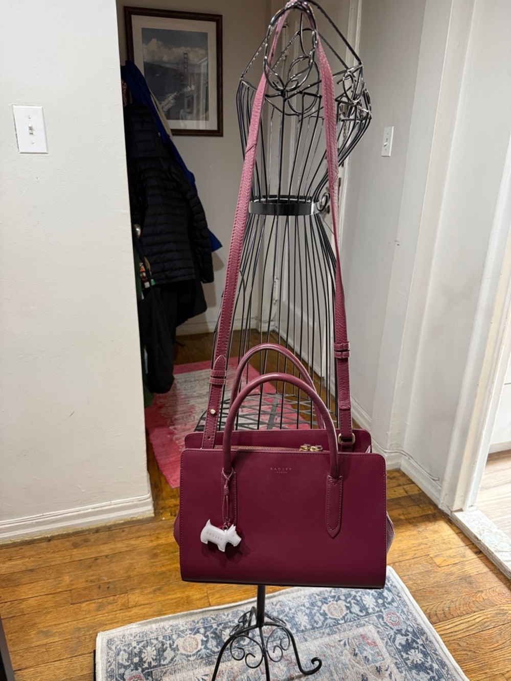 Radley London Burgundy Satchel